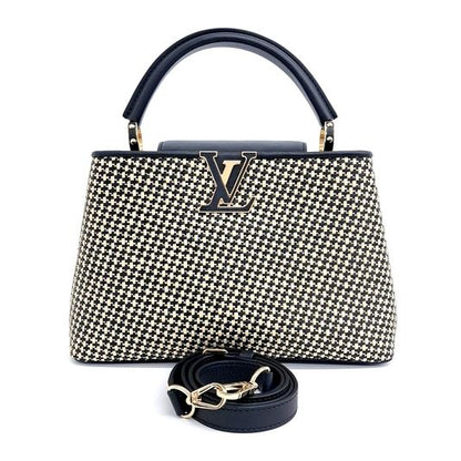Louis Vuitton Raffia Capucine Mm M57650 (10200399)