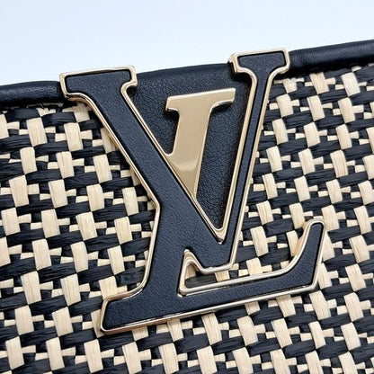 Louis Vuitton Raffia Capucine Mm M57650 (10200399)