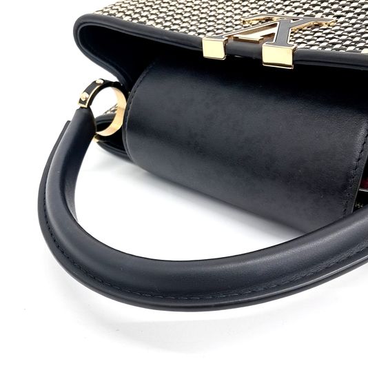 Louis Vuitton Raffia Capucine Mm M57650 (10200399)