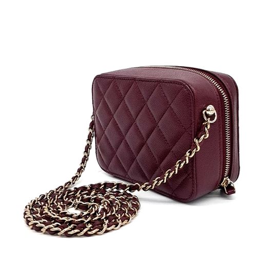 Chanel Caviar Camera Crossbody Bag (10203000)