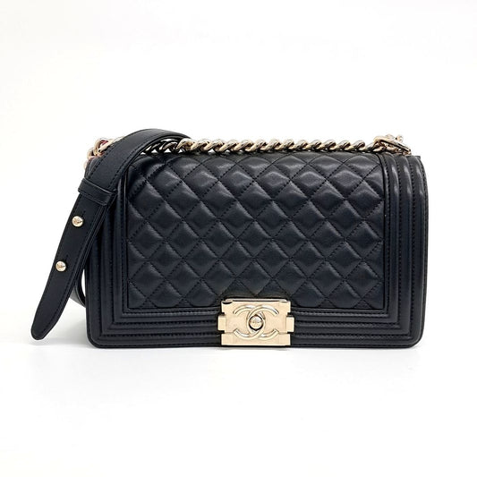 Chanel Lambskin Boy Bag Medium A67086 (10205393)