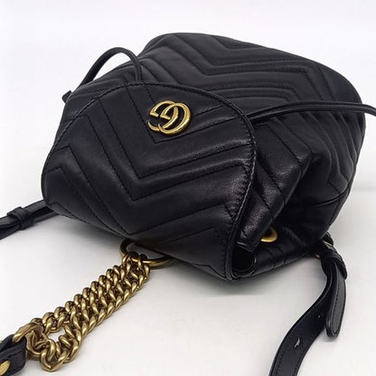 Gucci GG Marmont Backpack (528129) (10208390)
