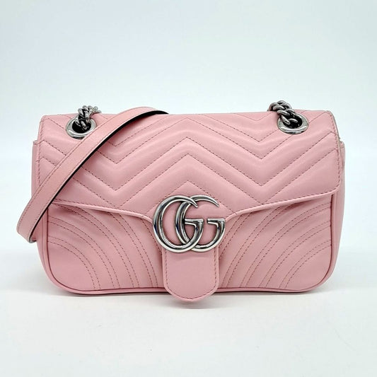 Gucci Marmont Matrasse Shoulder Bag (443497) (10210272)