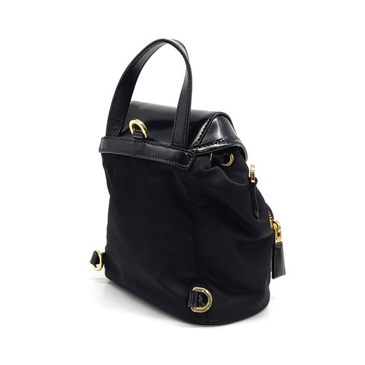 Prada Re-Nylon Leather Shoulder and Single Strap Backpack (1BZ075) (10218423)