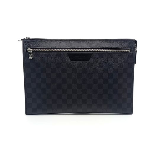 Louis Vuitton Graphite Pochette 24h Clutch N40481 (10218496)
