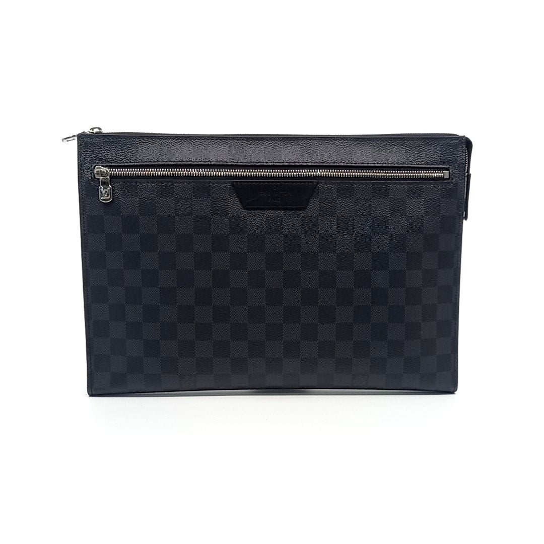 Louis Vuitton Graphite Pochette 24h Clutch N40481 (10218496)