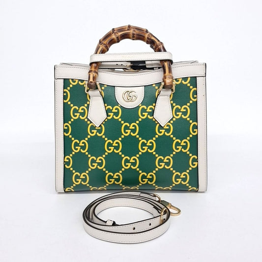 Gucci Diana Bamboo Tote Bag Small (660195) (10225458)