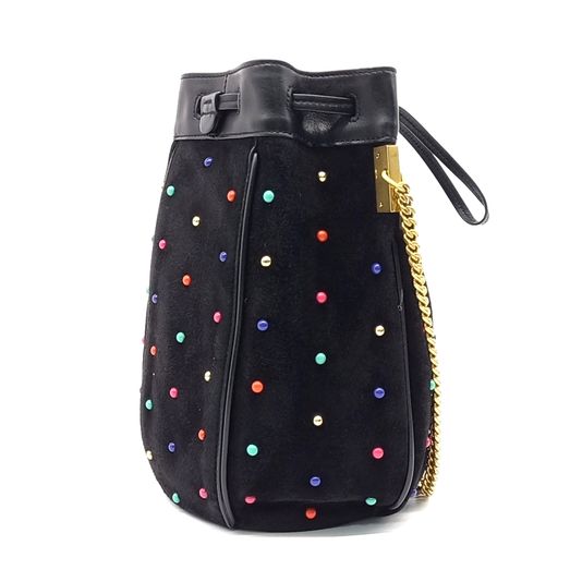 Saint Laurent Talita Bucket Chain Crossbody Bag (565205) (10225487)