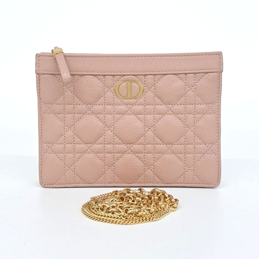 Christian Dior Caro Chain Zipper Pouch and Crossbody Bag (10227391)