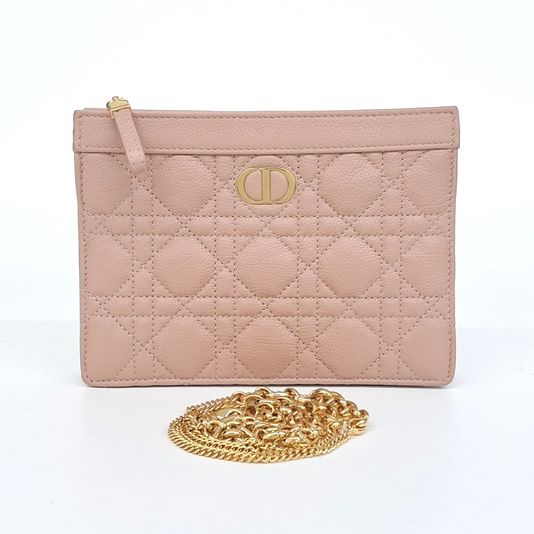 Christian Dior Caro Chain Zipper Pouch and Crossbody Bag (10227391)