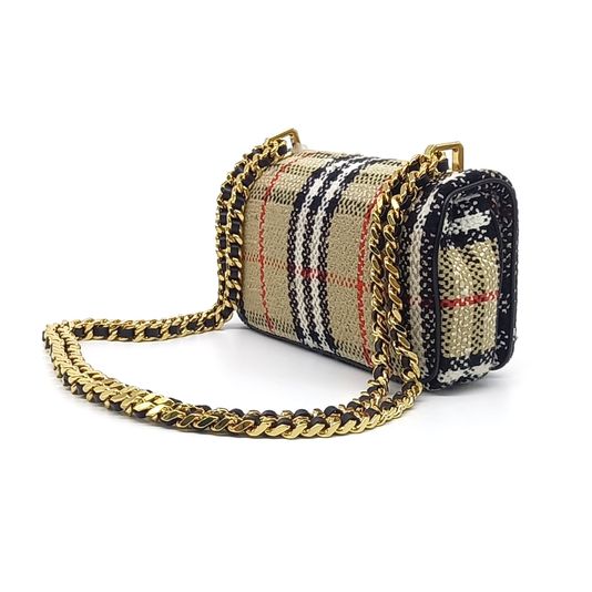 Burberry Bouclé Rolla Bag Mini (10227885)