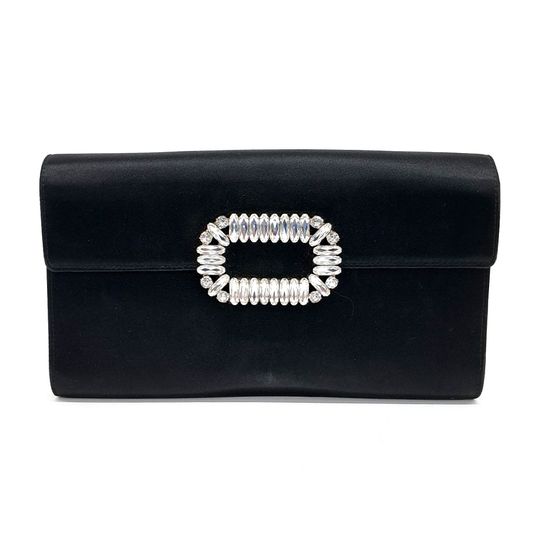 Roger Vivier Satin Clutch And Shoulder Bag (10228649)