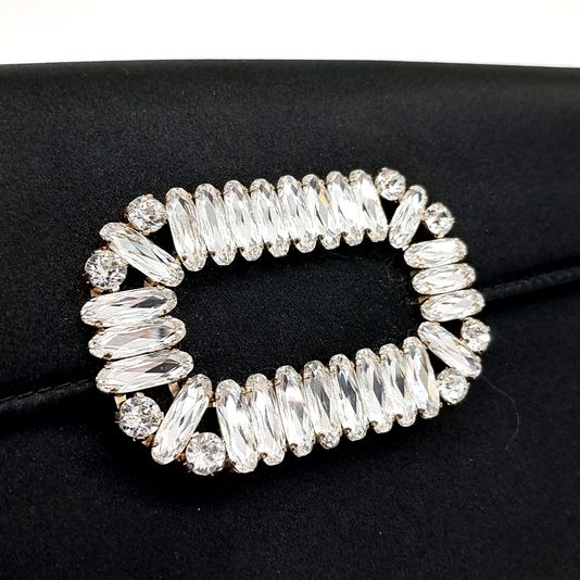 Roger Vivier Satin Clutch And Shoulder Bag (10228649)