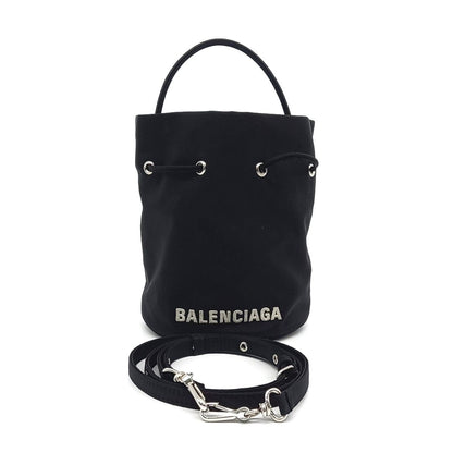 Balenciaga Wheel Drawstring Bucket Bag XS (619458) (10230932)