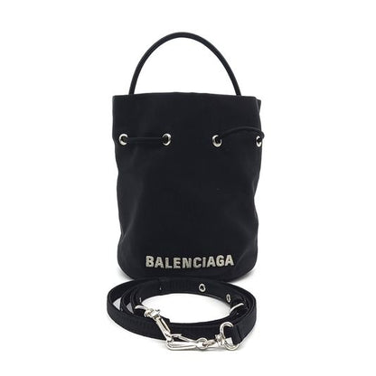 Balenciaga Wheel Drawstring Bucket Bag XS (619458) (10230932)