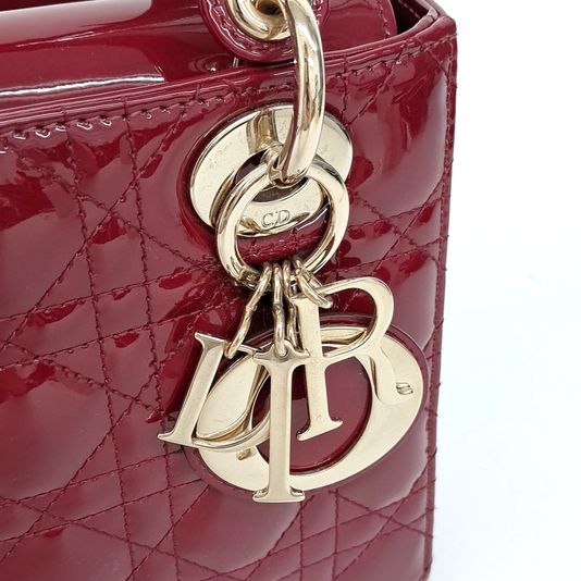 Christian Dior Patent Cannage Lady Bag Small M0531 (10236099)