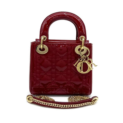 Christian Dior Patent Lady Bag Mini M0505OVRB (10237332)