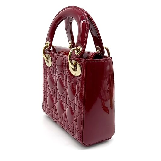 Christian Dior Patent Lady Bag Mini M0505OVRB (10237332)