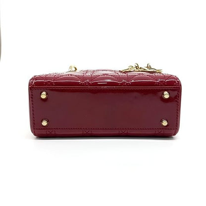 Christian Dior Patent Lady Bag Mini M0505OVRB (10237332)
