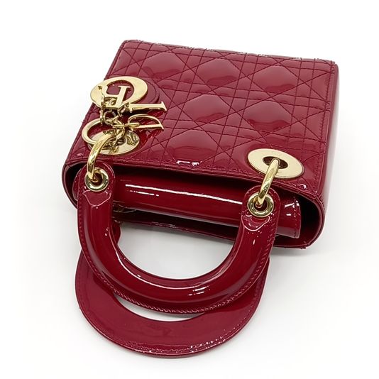Christian Dior Patent Lady Bag Mini M0505OVRB (10237332)