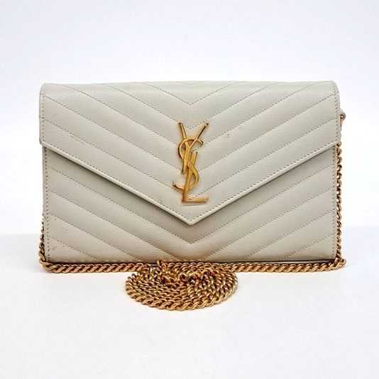 Saint Laurent Monogram Chain Crossbody Bag (377828) (10238267)