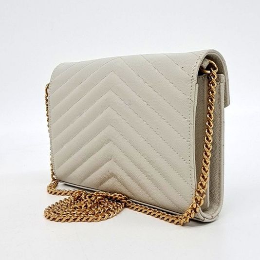 Saint Laurent Monogram Chain Crossbody Bag (377828) (10238267)