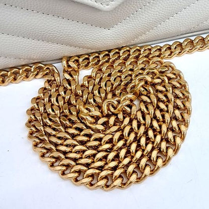 Saint Laurent Monogram Chain Crossbody Bag (377828) (10238267)