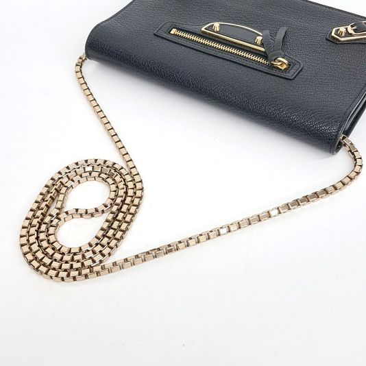 Balenciaga Metal Edge Chain Crossbody Bag (444169) (10239756)