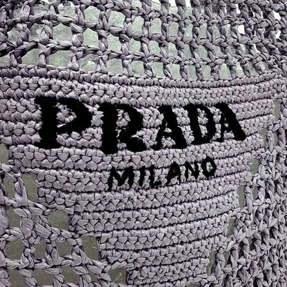Prada raffia shoulder bag (10240010)