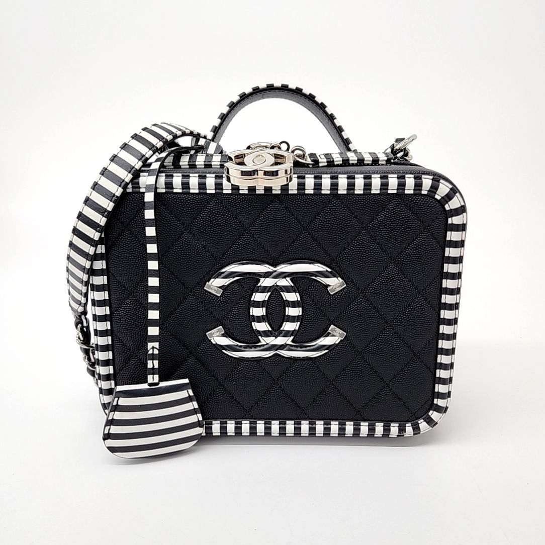 Chanel Caviar Cosmetic Tote and Shoulder Bag (10241714)