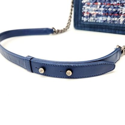Chanel Denim Tweed Boy Bag New Medium (10246555)