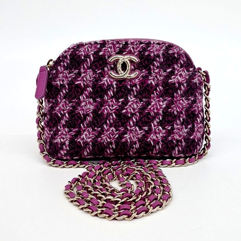 Chanel tweed mini crossbody bag (10247514)