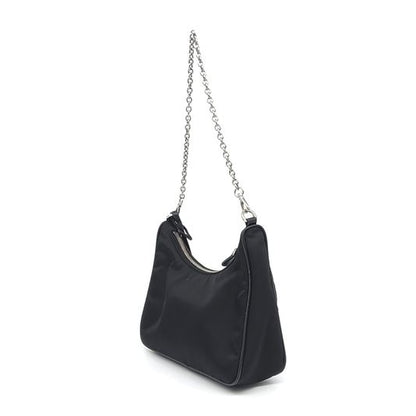 Prada Tessuto Chain Strap Hobo Bag (1BH204) (10248935)
