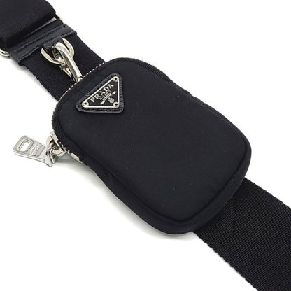 Prada Tessuto Chain Strap Hobo Bag (1BH204) (10248935)