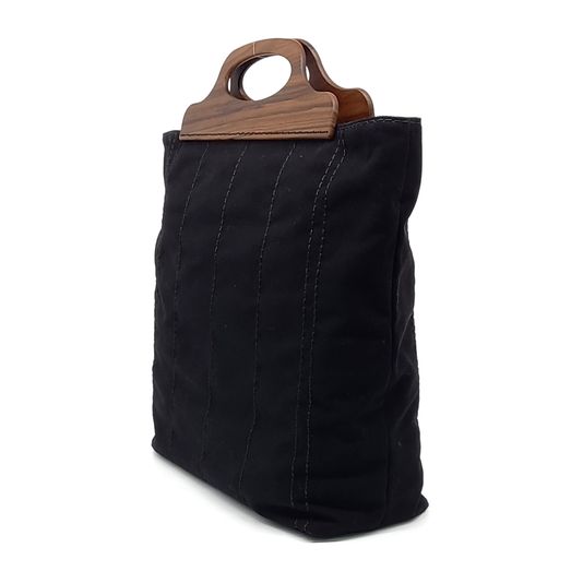 Prada Canappa Legno Shopper Bag (1BG349) (10251149)