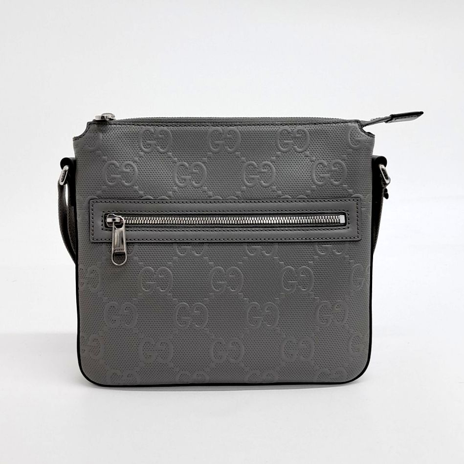 Gucci GG Embossed Messenger Crossbody Bag (406410) (10251742)