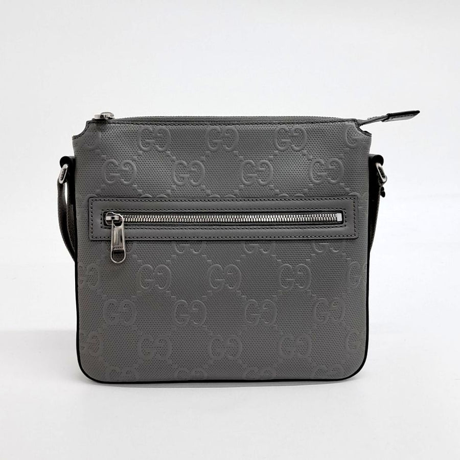 Gucci GG Embossed Messenger Crossbody Bag (406410) (10251742)