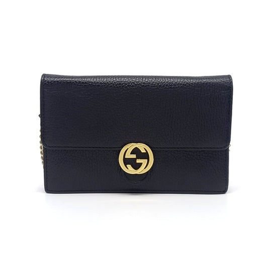 Gucci Interlocking Chain Crossbody Bag (615523) (10252368)