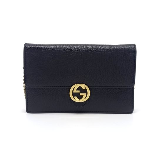 Gucci Interlocking Chain Crossbody Bag (615523) (10252368)