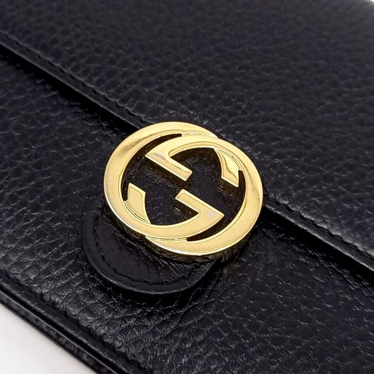 Gucci Interlocking Chain Crossbody Bag (615523) (10252368)