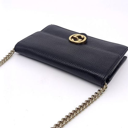 Gucci Interlocking Chain Crossbody Bag (615523) (10252368)