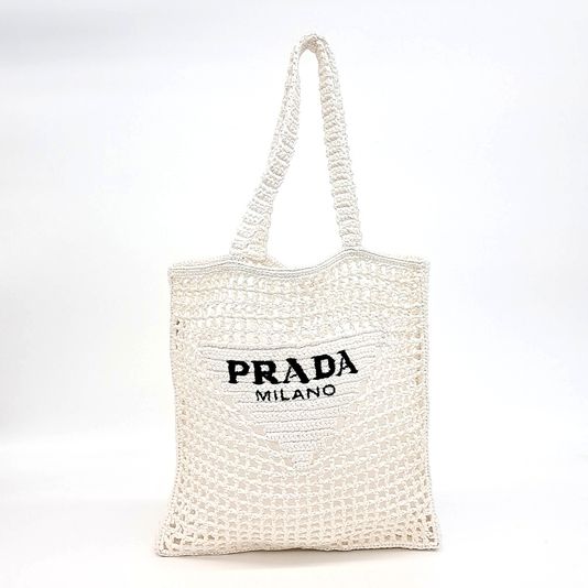 Prada raffia shoulder bag (10253002)