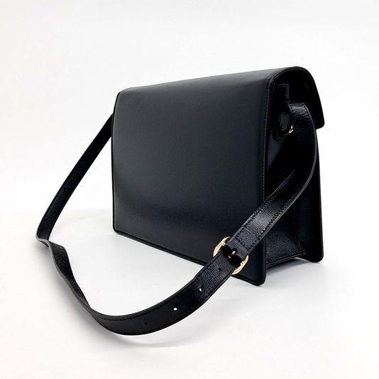 Gucci GG Ring Leather Shoulder Bag (589471) (10255504)