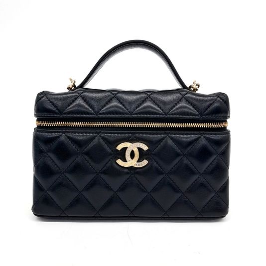 Chanel Lambskin Chain Cosmetic Case AP4804 (10255521)
