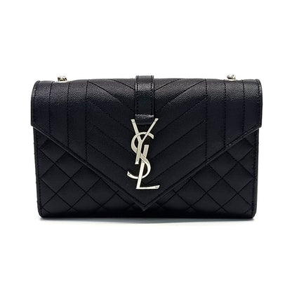 Saint Laurent Monogram Chain Shoulder Bag (600195) (10256452)