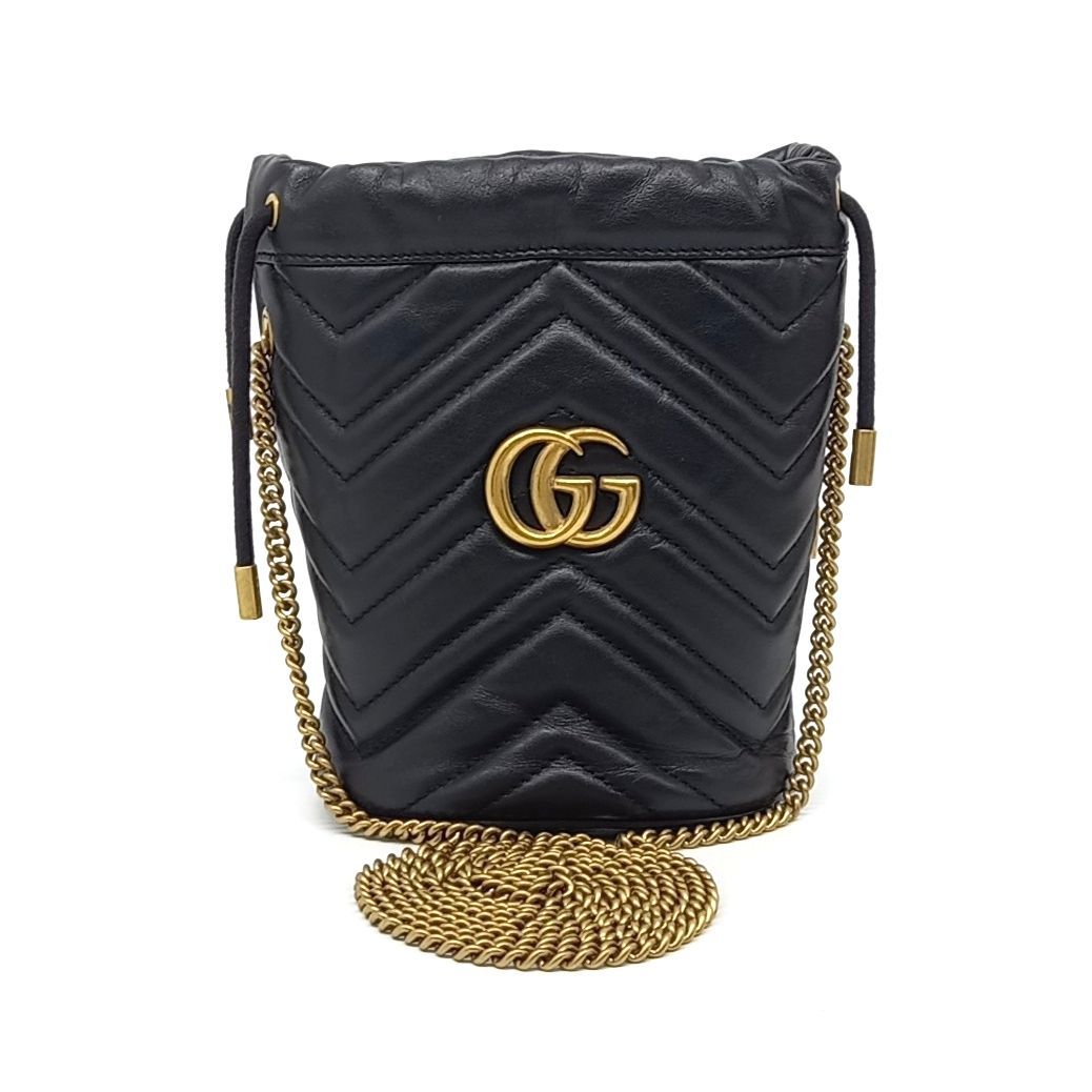 Gucci GG Marmont Mini Bucket Bag (575163) (10257411)