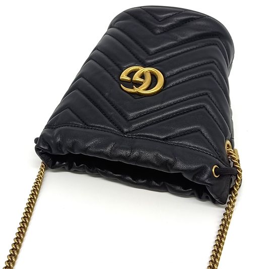 Gucci GG Marmont Mini Bucket Bag (575163) (10257411)