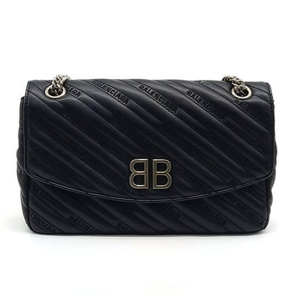 Balenciaga Chain BB Round Shoulder Bag (516921) (10257641)