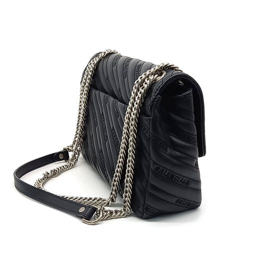 Balenciaga Chain BB Round Shoulder Bag (516921) (10257641)