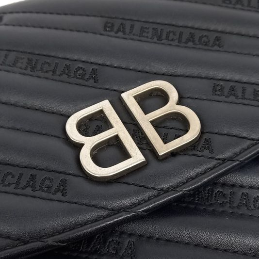 Balenciaga Chain BB Round Shoulder Bag (516921) (10257641)